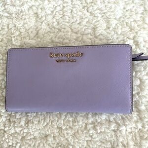 Kate Spade Long Bifold Wallet, Light Amethyst